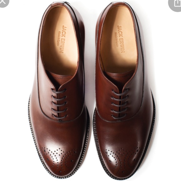 Jack Erwin Jasper Burgundy Oxford shoes, size 9.5 main image 8